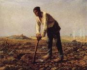 Jean Francois Millet The man with the Cut Spain oil painting artist